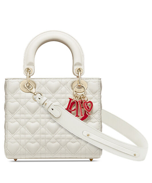 Christian Dior Lady Dior My Abcdior Bag White